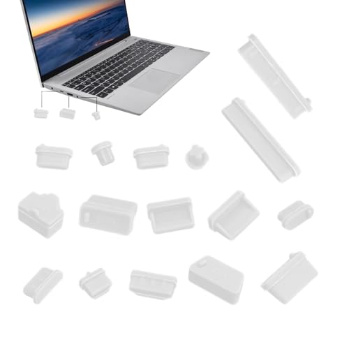 USB C Staubschutz, Typ C Staubstopfen - Staubschutz für Laptopsport - 16 ST Anti-Staub-Stecker Computeranschluss Staubstopper, staubdichte Stopfen/Silikon Stecker für Computer PC-Gehäuse Box Port für USB C Staubschutz, Typ C Staubstopfen - Staubschutz für Laptopsport - 16 ST Anti-Staub-Stecker Computeranschluss Staubstopper, staubdichte Stopfen/Silikon Stecker für Computer PC-Gehäuse Box Port für von Ynnhik