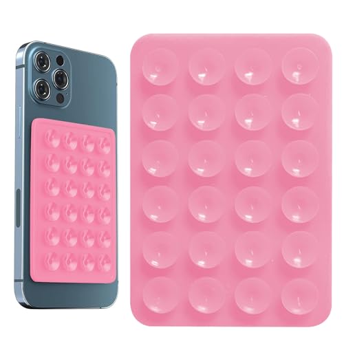 Ynnhik SAULE Telefonkoffer Mount, Silikonkleber -Telefonhalter - Saugnapfbecher Telefonmontage - Starke Grip - Wiege für Selfies und Videos, Mobiltelefone Hülle Stand von Ynnhik