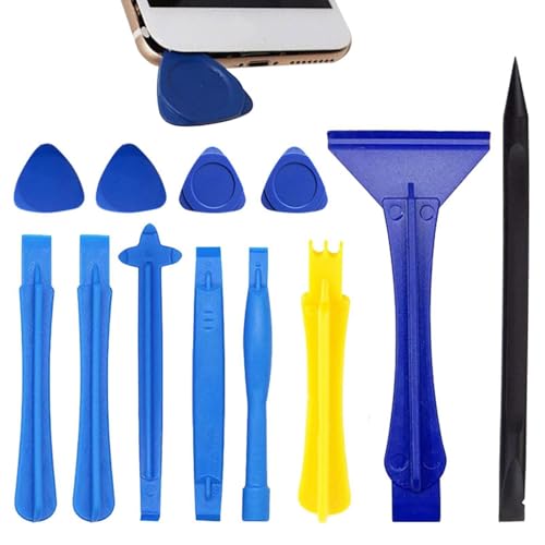 Ynnhik Spudger Werkzeug Kit für - 12-teiliges Werkzeugset für Akku Spudger Watch Phone, Reparaturset für Spudger Werkzeug zum Öffnen des Bildschirms für Mobiltelefone, LCD, 12-teiliges Set Ynnhik Spudger Werkzeug Kit für - 12-teiliges Werkzeugset für Akku Spudger Watch Phone, Reparaturset für Spudger Werkzeug zum Öffnen des Bildschirms für Mobiltelefone, LCD, 12-teiliges Set von Ynnhik