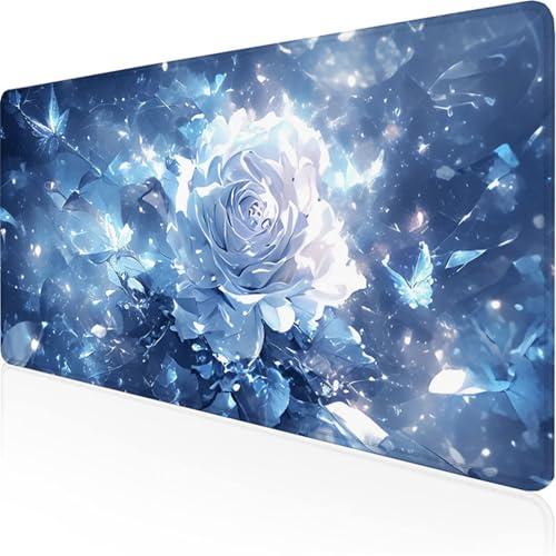 Blau Mauspad Anlagemauspad XXL mit Leder und Rutchfeste Wildleder Wasserfeste Gaming Tischunterlage, Vernähte Kanten Anti Rutsch Desk Mat für Unterlage Büro/Home schreibunterlagen 800x400x3mm XY-29 Blau Mauspad Anlagemauspad XXL mit Leder und Rutchfeste Wildleder Wasserfeste Gaming Tischunterlage, Vernähte Kanten Anti Rutsch Desk Mat für Unterlage Büro/Home schreibunterlagen 800x400x3mm XY-29 von Ynulann