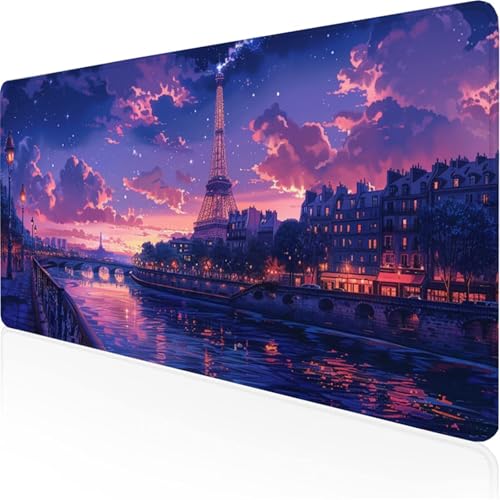 Schreibtischunterlage Dunkelblau Mauspad Turm rutschfeste Mausmatte Leicht, Reinigen,wasserdichte Multifunktionales Mousepad für Büro/Haus/Deko Großer Schreibtisch Gaming Teppich 600x300x3mm XY-116 Schreibtischunterlage Dunkelblau Mauspad Turm rutschfeste Mausmatte Leicht, Reinigen,wasserdichte Multifunktionales Mousepad für Büro/Haus/Deko Großer Schreibtisch Gaming Teppich 600x300x3mm XY-116 von Ynulann