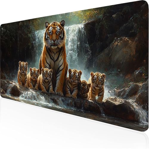 Schreibtischunterlage Gelb Mauspad Tiger Rutschfeste Mausmatte Leicht, Reinigen,Wasserdichte Multifunktionales für /Haus/Deko Erweiterter Großer Schreibtisch Schutz Gaming Teppich 800x300x3mm XY-128 Schreibtischunterlage Gelb Mauspad Tiger Rutschfeste Mausmatte Leicht, Reinigen,Wasserdichte Multifunktionales für /Haus/Deko Erweiterter Großer Schreibtisch Schutz Gaming Teppich 800x300x3mm XY-128 von Ynulann