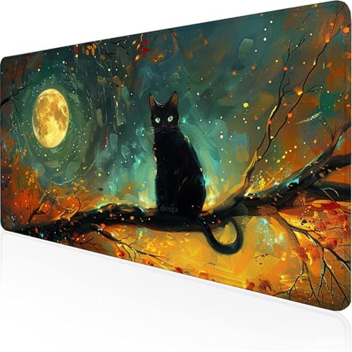 Schreibtischunterlage Grün Mauspad Tiere (2) rutschfeste Mausmatte Leicht, Reinigen,wasserdichte Multifunktionales Mousepad für/Haus/Deko Großer Schreibtisch Schutz Gaming Teppich 600x300x3mm XY-192 von Ynulann