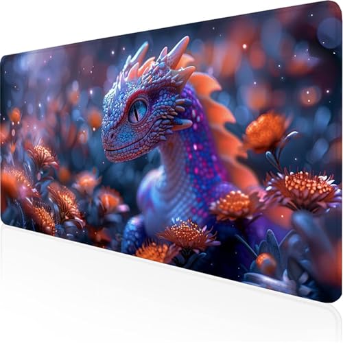 Schreibtischunterlage Lila Mauspad Eidechse rutschfeste Mausmatte Leicht, Reinigen,wasserdichte Multifunktionales Mousepad für/Haus/Deko Großer Schreibtisch Schutz Gaming Teppich 900x400x3mm XY-250 Schreibtischunterlage Lila Mauspad Eidechse rutschfeste Mausmatte Leicht, Reinigen,wasserdichte Multifunktionales Mousepad für/Haus/Deko Großer Schreibtisch Schutz Gaming Teppich 900x400x3mm XY-250 von Ynulann