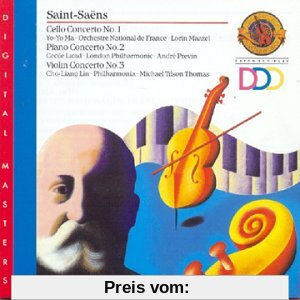 Saint-Saens: Cello Concerto 1 / Piano Concerto 2 / Violin Concerto 3 von Yo-Yo Ma