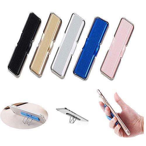 YoMaris 5pcs Finger Strap Telefonhalter, Handy elastischer Fingerhalter, Handy-Griffhalter-Fingerband mit Ständer für Smartphones, kleine Tablets YoMaris 5pcs Finger Strap Telefonhalter, Handy elastischer Fingerhalter, Handy-Griffhalter-Fingerband mit Ständer für Smartphones, kleine Tablets von YoMaris