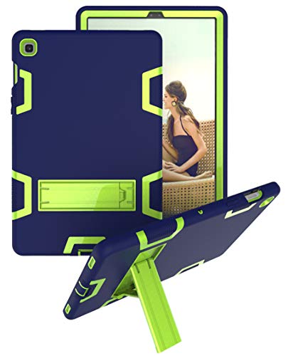 Yoagoal Hülle für Galaxy Tab S5E, Dual Layer Shockproof Hybrid Schutzhülle mit Ständer Case Cover für Samsung Galaxy Tab S5E 10.5 T720 T725, Blue&Green von Yoagoal