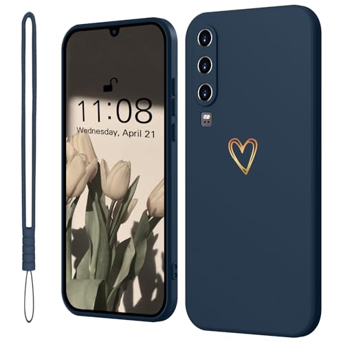 Yoawiful Hülle für Huawei P30 Pro Silicone TPU Phone Case Handyhülle Huawei P30 Pro Shockproof and Anti-Scratch Ultra Thin Anti-Collision Protective Case for Huawei P30 Pro 6.47 Zoll Blau von Yoawiful