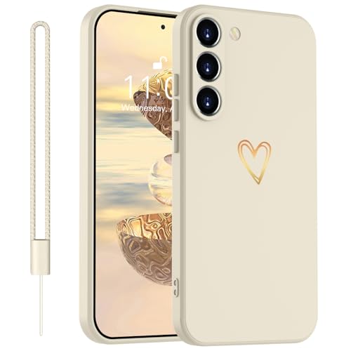 Yoawiful für Samsung Galaxy A55 Hülle Silikon Kameraschutz Niedliches Herzmuster Handyhülle Samsung A55 Case 5G mit 1 Lanyard, stoßfest dünn weich Kratzfest Schutzhülle Weiß Yoawiful für Samsung Galaxy A55 Hülle Silikon Kameraschutz Niedliches Herzmuster Handyhülle Samsung A55 Case 5G mit 1 Lanyard, stoßfest dünn weich Kratzfest Schutzhülle Weiß von Yoawiful