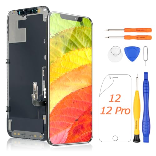 Yodoit Display für Phone 12/12 pro LCD Display Bildschirm Schwarz Vormontiert Touch Display Glas Ersatz mit Reparaturset 6,1 Zoll Yodoit Display für Phone 12/12 pro LCD Display Bildschirm Schwarz Vormontiert Touch Display Glas Ersatz mit Reparaturset 6,1 Zoll von Yodoit