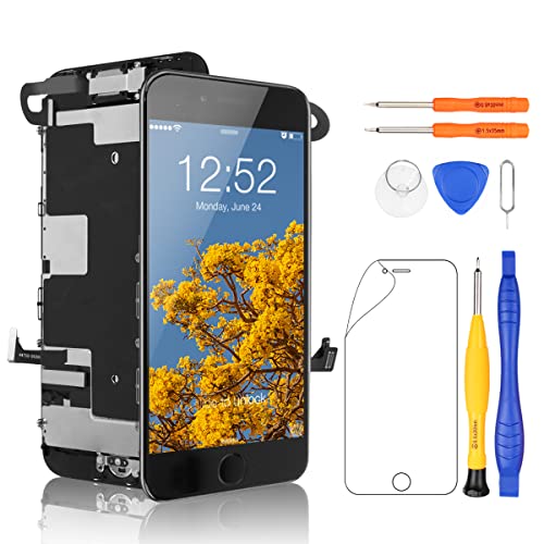 Yodoit für Phone 8 Plus Bildschirm Ersatz Schwarz Vollmontage mit Home Button, Frontkamera, Ohrhörer Lautsprecher 5,5 Zoll LCD Display mit Repair Tool Kit Yodoit für Phone 8 Plus Bildschirm Ersatz Schwarz Vollmontage mit Home Button, Frontkamera, Ohrhörer Lautsprecher 5,5 Zoll LCD Display mit Repair Tool Kit von Yodoit