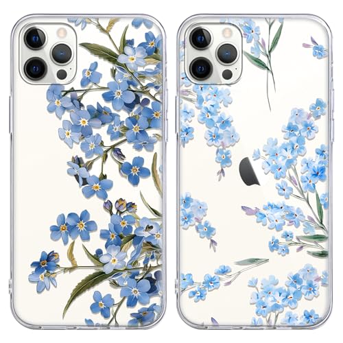 Yoedge 2 Stück Handyhülle für iPhone 14 Pro Max Hülle, Blaue Blumen Muster Mädchen Aesthetic Handyhülle Dünn Weich Durchsichtig Schlanke Silikon Slim Stoßfest Schutzhülle für iPhone 14 Pro Max 6,7" Yoedge 2 Stück Handyhülle für iPhone 14 Pro Max Hülle, Blaue Blumen Muster Mädchen Aesthetic Handyhülle Dünn Weich Durchsichtig Schlanke Silikon Slim Stoßfest Schutzhülle für iPhone 14 Pro Max 6,7" von Yoedge