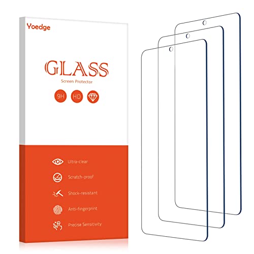 Yoedge 3 Stück Screen Protector Schutzfolie für Xiaomi Redmi Note 11 Pro（4G/5G） 2022 6,67", Ultra HD Clear Handy Displayschutzfoliee, Kratzfest Schutzglas Screen Tempered Glass Film von Yoedge