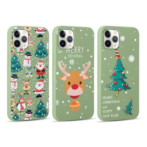Yoedge 3 Stück Weihnachten Handyhülle für Samsung Galaxy S23 5G Hülle 6,1", Weihnachts Schutzhülle mit Hirsch Muster Aesthetic, Stoßfeste Merry Christmas Case Cover für Samsung S23 5G, Weihnachtsbaum Yoedge 3 Stück Weihnachten Handyhülle für Samsung Galaxy S23 5G Hülle 6,1", Weihnachts Schutzhülle mit Hirsch Muster Aesthetic, Stoßfeste Merry Christmas Case Cover für Samsung S23 5G, Weihnachtsbaum von Yoedge