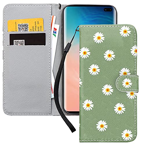 Yoedge Handyhülle für Samsung Galaxy A22 5G Lederhülle, Grün Premium Leder Flip Hülle mit Exquisites Muster Brieftasche Klapphülle Handytasche Case für Samsung A22 5G 6,6-Zoll, Gänseblümchen Yoedge Handyhülle für Samsung Galaxy A22 5G Lederhülle, Grün Premium Leder Flip Hülle mit Exquisites Muster Brieftasche Klapphülle Handytasche Case für Samsung A22 5G 6,6-Zoll, Gänseblümchen von Yoedge
