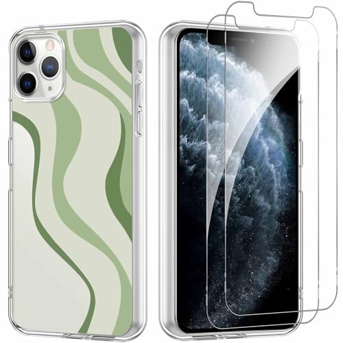 Yoedge Handyhülle für iPhone 11 Pro 5,8'' Hülle mit 2 Stück Schutzfolie Schutzglas, Aesthetic Design Mädchen Muster Klare Schutzhülle, Dünne Silikon Transparent Hülle für iPhone 11 Pro, Kunst Yoedge Handyhülle für iPhone 11 Pro 5,8'' Hülle mit 2 Stück Schutzfolie Schutzglas, Aesthetic Design Mädchen Muster Klare Schutzhülle, Dünne Silikon Transparent Hülle für iPhone 11 Pro, Kunst von Yoedge