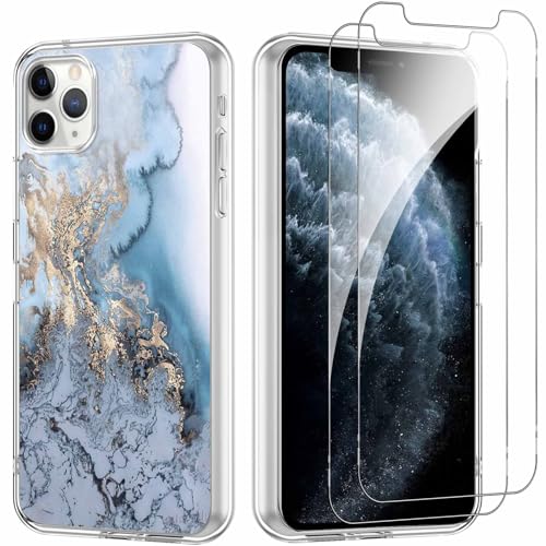 Yoedge Handyhülle für iPhone 11 Pro MAX 6,5'' Hülle mit 2 Stück Schutzfolie Schutzglas, Aesthetic Design Mädchen Muster Klare Schutzhülle, Dünne Silikon Transparent Hülle für iPhone 11 Pro MAX, Marmor Yoedge Handyhülle für iPhone 11 Pro MAX 6,5'' Hülle mit 2 Stück Schutzfolie Schutzglas, Aesthetic Design Mädchen Muster Klare Schutzhülle, Dünne Silikon Transparent Hülle für iPhone 11 Pro MAX, Marmor von Yoedge