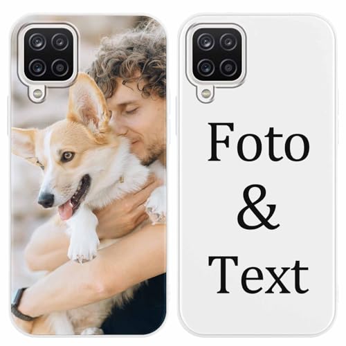 Yoedge Personalisierte Handyhülle für Samsung Galaxy A12 4G/5G/ M12 Hülle Personalisiert 6,5",Weiß Hülle mit Eigenem Foto Bedrucken Bild Text Individuelle Schutzhülle Selbst Gestalten für Samsung A12 Yoedge Personalisierte Handyhülle für Samsung Galaxy A12 4G/5G/ M12 Hülle Personalisiert 6,5",Weiß Hülle mit Eigenem Foto Bedrucken Bild Text Individuelle Schutzhülle Selbst Gestalten für Samsung A12 von Yoedge