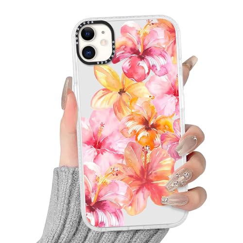 Yoedge Transparent HandyHülle für iPhone 12/iPhone 12 Pro Hülle, Aesthetic Blumen Muster Niedlich Muschel Design Mädchen Geschenk Schutzhülle, Silikon PC Case Cover für iPhone12 6,1",Bunt Flower Yoedge Transparent HandyHülle für iPhone 12/iPhone 12 Pro Hülle, Aesthetic Blumen Muster Niedlich Muschel Design Mädchen Geschenk Schutzhülle, Silikon PC Case Cover für iPhone12 6,1",Bunt Flower von Yoedge
