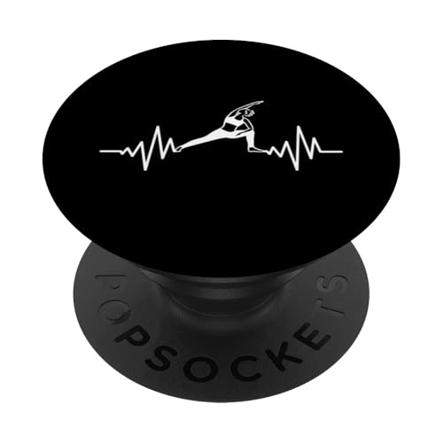 Yoga Herzschlag Meditation Yoga Fitness Pilates PopSockets Klebender PopGrip Yoga Herzschlag Meditation Yoga Fitness Pilates PopSockets Klebender PopGrip von Yoga Shirts Damen und Herren Geschenke Zubehör