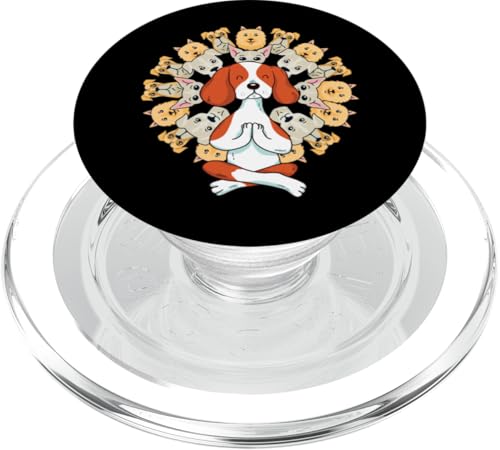 Yoga Shirt Buddha Beagle Hunde Mandala Meditation PopSockets PopGrip für MagSafe Yoga Shirt Buddha Beagle Hunde Mandala Meditation PopSockets PopGrip für MagSafe von Yoga Shirts Damen und Herren Geschenke Zubehör