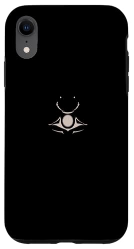 Yoga Shirt Buddha EKG Mandala Meditation Katzen Hülle für iPhone XR von Yoga Shirts Damen und Herren Geschenke Zubehör