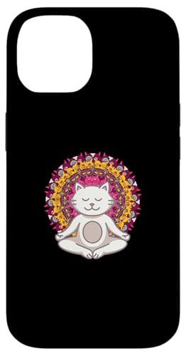 Yoga Shirt Buddha Katzen Mandala Meditation Hülle für iPhone 14 Yoga Shirt Buddha Katzen Mandala Meditation Hülle für iPhone 14 von Yoga Shirts Damen und Herren Geschenke Zubehör