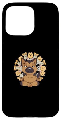 Yoga Shirt Buddha Schäferhund Hunde Mandala Meditation Hülle für iPhone 15 Pro Max Yoga Shirt Buddha Schäferhund Hunde Mandala Meditation Hülle für iPhone 15 Pro Max von Yoga Shirts Damen und Herren Geschenke Zubehör