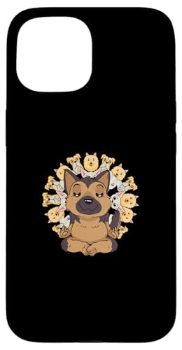 Yoga Shirt Buddha Schäferhund Hunde Mandala Meditation Hülle für iPhone 15 Yoga Shirt Buddha Schäferhund Hunde Mandala Meditation Hülle für iPhone 15 von Yoga Shirts Damen und Herren Geschenke Zubehör