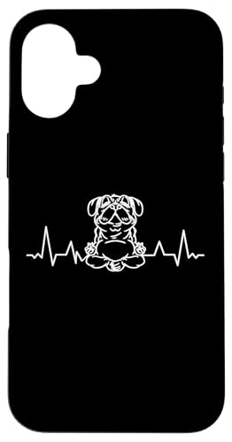 Yoga Shirt Chakra 5D Buddha Mops Hunde Meditation Hülle für iPhone 16 Plus von Yoga Shirts Damen und Herren Geschenke Zubehör