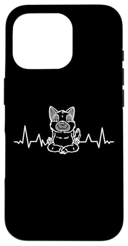 Yoga Shirt Chakra 5D Buddha Schäferhund Hunde Meditation Hülle für iPhone 16 Pro von Yoga Shirts Damen und Herren Geschenke Zubehör