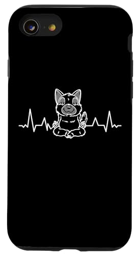 Yoga Shirt Chakra 5D Buddha Schäferhund Hunde Meditation Hülle für iPhone SE (2020) / 7 / 8 von Yoga Shirts Damen und Herren Geschenke Zubehör