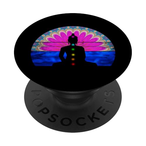 Yoga Shirt Chakra Buddha Meditation PopSockets Klebender PopGrip Yoga Shirt Chakra Buddha Meditation PopSockets Klebender PopGrip von Yoga Shirts Damen und Herren Geschenke Zubehör