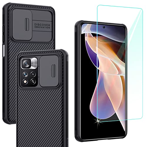 Yohii Handyhülle für Xiaomi Redmi Note 11 Pro+ 5G/ Redmi Note 11 Pro Plus 5G Hülle, mit Displayschutzfolie, Kameraschutz Kratzfeste Stoßfest, hülle für Xiaomi Redmi Note 11 Pro+ 5G 6.67" (Schwarz) Yohii Handyhülle für Xiaomi Redmi Note 11 Pro+ 5G/ Redmi Note 11 Pro Plus 5G Hülle, mit Displayschutzfolie, Kameraschutz Kratzfeste Stoßfest, hülle für Xiaomi Redmi Note 11 Pro+ 5G 6.67" (Schwarz) von Yohii