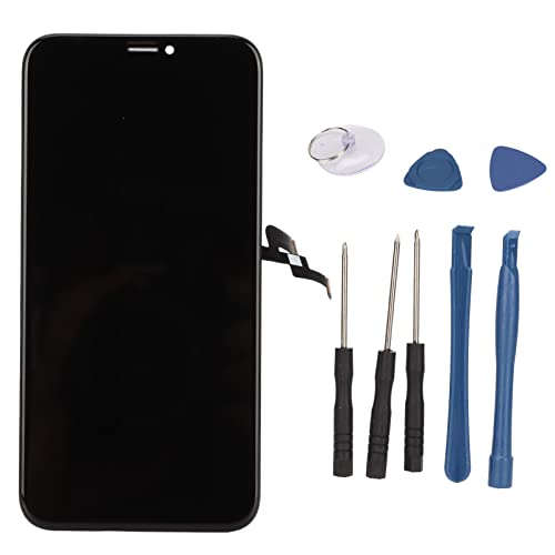 Bildschirmmontage, LCD-Display-Touchscreen-Ersatz mit Werkzeugen, Handy-Vollbild-Ersatz, Kompatibel mit IPhone X von Yoidesu