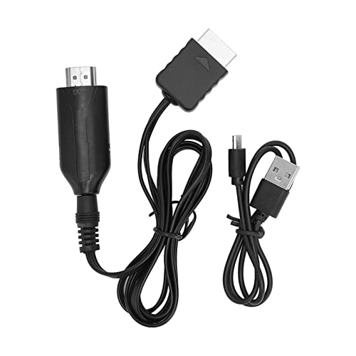 HDMI-Kabel, für PS1/PS2 auf HD-Multimedia-Schnittstelle, Adapterkabel, Spielekonsole, Video-Konverter, 100 cm von Yoidesu