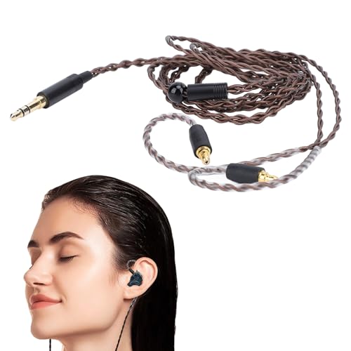 Kopfhörerkabel für Sennheiser IE100 Pro IE400 Pro IE500 Pro, 3,5 mm Stereo-Stecker, Kopfhörer-Audiokabel, Ersatz, 1,2 m, Anti-Verheddern, gewebtes Kopfhörer-Verlängerungskabel Kopfhörerkabel für Sennheiser IE100 Pro IE400 Pro IE500 Pro, 3,5 mm Stereo-Stecker, Kopfhörer-Audiokabel, Ersatz, 1,2 m, Anti-Verheddern, gewebtes Kopfhörer-Verlängerungskabel von Yoidesu
