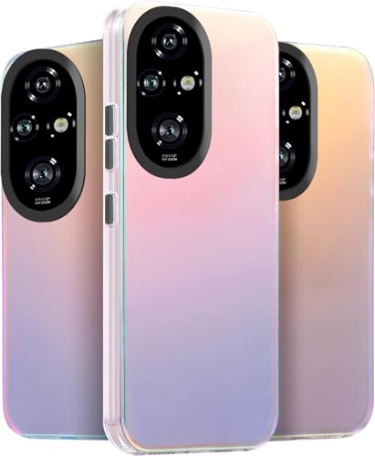 Yojiong Hülle für Honor 200 Pro 5G (6.78"), Glitzer Matte Handyhülle [Farbwechsel-Effekt], stilvolle und Einzigartig, Stoßfest Kratzfeste Schutzhülle, Bunt von Yojiong