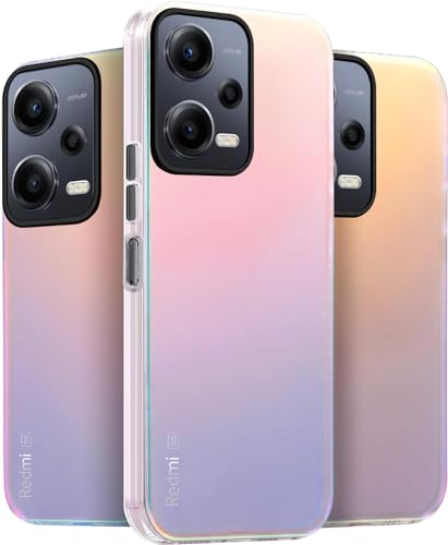 Yojiong Hülle für Xiaomi Poco X5 Pro 5G / Redmi Note 12 Pro 5G (6.67"), Glitzer Matte Handyhülle [Farbwechsel-Effekt], stilvolle und Einzigartig, Stoßfest Kratzfeste Schutzhülle, Bunt von Yojiong