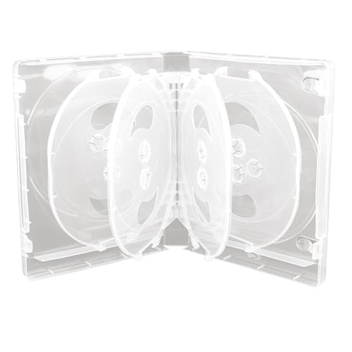 Yokomu CD-Aufbewahrungsbox, 10-Teilige Packung, CD-Hülle, Kunststoff, Doppelseitige CD-Aufbewahrung, Auto-CD-Hülle, Verdickte DVD-Hülle, Yokomu CD-Aufbewahrungsbox, 10-Teilige Packung, CD-Hülle, Kunststoff, Doppelseitige CD-Aufbewahrung, Auto-CD-Hülle, Verdickte DVD-Hülle, von Yokomu