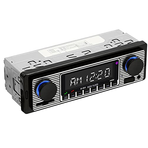 Yolispa Autoradio Mit Bluetooth, USB/SD/AUX-Anschluss, 4 x 60 W Auto-Audio-FM-Radio, Digitaler MP3-Player, Freisprecheinrichtung Yolispa Autoradio Mit Bluetooth, USB/SD/AUX-Anschluss, 4 x 60 W Auto-Audio-FM-Radio, Digitaler MP3-Player, Freisprecheinrichtung von Yolispa