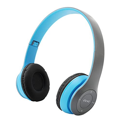 Yolispa Bluetooth 5. 0 Kopfhörer kabellos und kabelgebunden, Bluetooth-Kopfhörer, integriertes Mikrofon, unterstützt TF/AUX von Yolispa