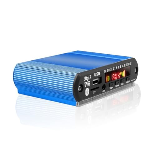 Yominerr Bluetooth MP3-Player-Decoder-Platine mit FM-Radio, USB, TF, Kabelloser Audio- und Freisprechfunktion, Fernbedienung A von Yominerr