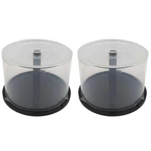 Yominerr CD Aufbewahrungsbox Eimer 50 Stück Kunststoffeimer Transparente Schutzbox VCD/DVD Aufbewahrungsdisc Yominerr CD Aufbewahrungsbox Eimer 50 Stück Kunststoffeimer Transparente Schutzbox VCD/DVD Aufbewahrungsdisc von Yominerr