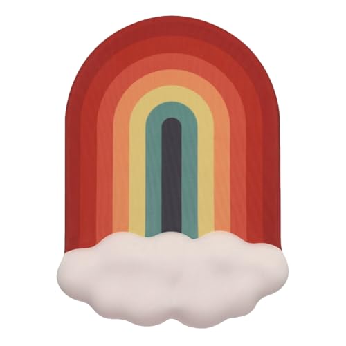 Yominerr Regenbogen-Mauspad, Tastatur-Handgelenkauflage, Memory Foam-Silikon, Ergonomisches Mauspad, Laptop-Handgelenkauflage Yominerr Regenbogen-Mauspad, Tastatur-Handgelenkauflage, Memory Foam-Silikon, Ergonomisches Mauspad, Laptop-Handgelenkauflage von Yominerr