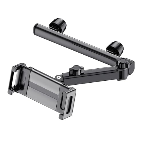 Yominerr Tablet-Halterung für die Kopfstütze im Auto, für 6-12,9-Telefone/Tablets, Drehbare, Teleskopische Tablet-Halterung Fürs Auto, Stil: A von Yominerr
