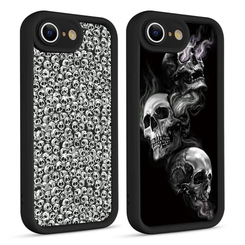 Yomjew Schutzhülle für iPhone 16e mit 15,5 cm (6,1 Zoll), niedliches Vollkameraobjektivmuster, ästhetisches Design, weicher, schlanker Rahmen, schützende, stoßfeste TPU-Handyhülle für Damen und von Yomjew