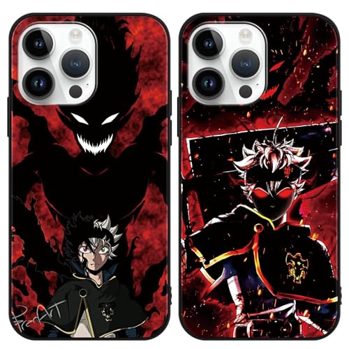 2 Stück Handyhülle für Apple iPhone 13/iPhone 14 Hülle 6.1 Zoll, Anime Black Rover Asta Manga Anime künstlerische Ästhetik mit Motiv Designs Case Schutzhülle Stoßfest TPU Weich Ultra Dünn Cover 2 Stück Handyhülle für Apple iPhone 13/iPhone 14 Hülle 6.1 Zoll, Anime Black Rover Asta Manga Anime künstlerische Ästhetik mit Motiv Designs Case Schutzhülle Stoßfest TPU Weich Ultra Dünn Cover von Yomyejisoo