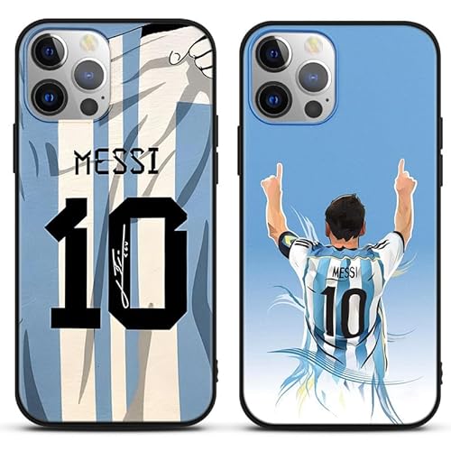 [2 Stück] Schutzhülle für Samsung Galaxy A40 Hülle 5,9",Handyhülle Fußball Sport Soccer Muster Design Motiv Fußball-Athleten Soft Silikon TPU Stoßfest Bumper Cover Case für  Samsung A40 ,M10 von Yomyejisoo