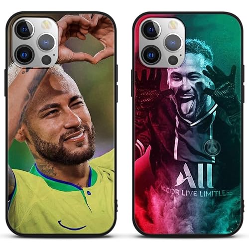 [2 Stück] Schutzhülle für Samsung Galaxy S23 Ultra 5G Hülle 6.8",Handyhülle Soccer Fußball Muster Design Junge Männer Silikon TPU Stoßfest Protective Cover Case für Samsung Galaxy S23 Ultra,M7 von Yomyejisoo